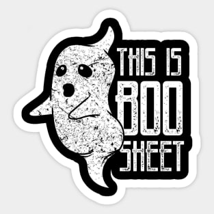 This is Boo Sheet Spooky Ghost Sticker